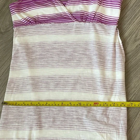 ***ROXYS Girls/Women’s  Purple and White Striped sundress. - Picture 9 of 10